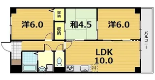 シベール勧修寺【5階】の間取り