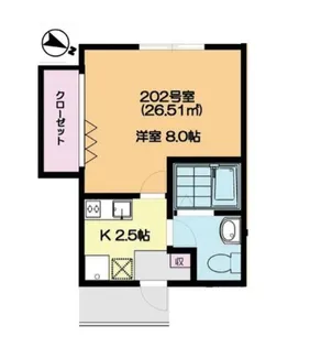 イルミナール馬込沢【2階】の間取り