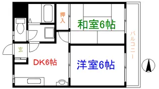 ホワイトメゾン【4階】の間取り