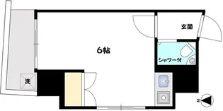 ロワール神楽坂【8階】の間取り