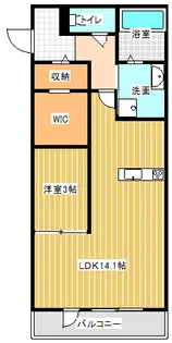 アンルクール【2階】の間取り