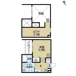 sofitel 鶴里【1階】の間取り