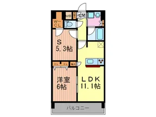 プレサンス京大前【3階】の間取り
