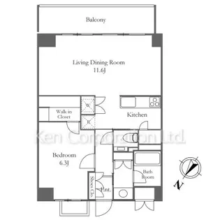 アークタワーズ【5階】の間取り