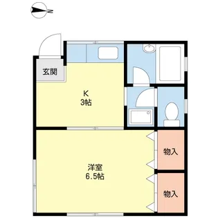 ハイツサクラJR【2階】の間取り