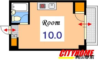 新鶴マンション【2階】の間取り