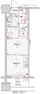 ガーラ・アヴェニュー浅草【5階】の間取り