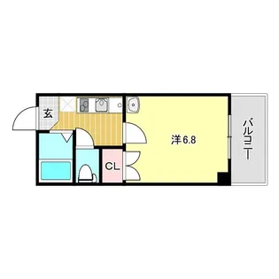 リッチライフ甲子園VIII【3階】の間取り