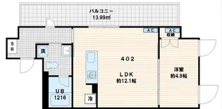 MUVA YOYOGI【4階】の間取り