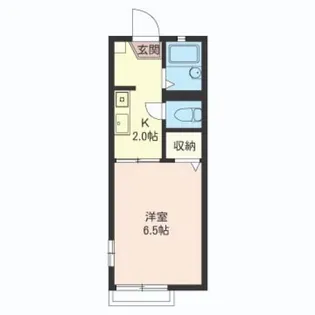 ビューラー薬師橋II【2階】の間取り