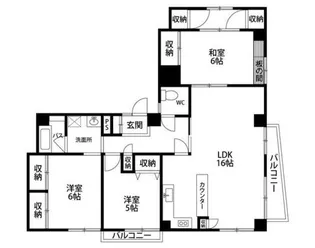 メローハウス宮前【2階】の間取り