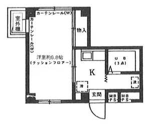 向丘ハウス【2階】の間取り