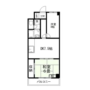 サントミ高島平【1階】の間取り