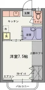 メイプルハウスB棟【1階】の間取り