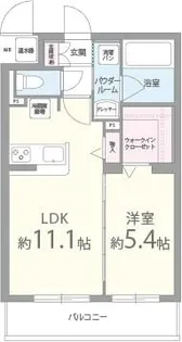 ベルクレール豊中【1階】の間取り