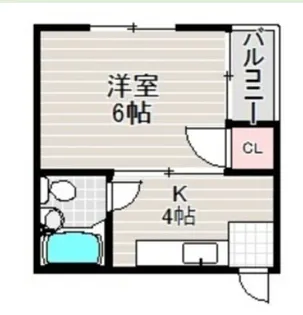 ウイングコート【1階】の間取り