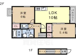セレーノ加美【2階】の間取り