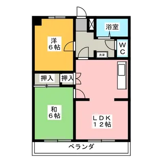 クリエイションビル【4階】の間取り