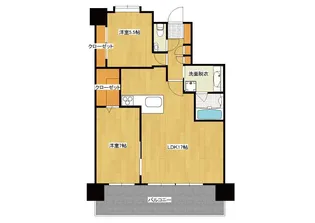 ラ・カーサグランデ加治屋町【7階】の間取り