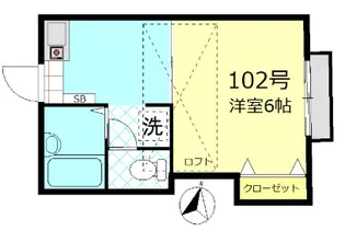 パインヒル小岩【1階】の間取り