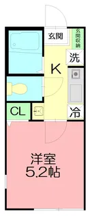 ウィステリア藤沢善行【2階】の間取り