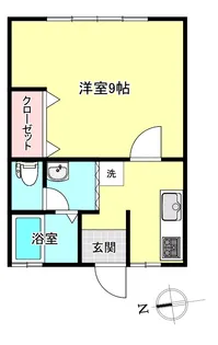 コーポ菖蒲【2階】の間取り