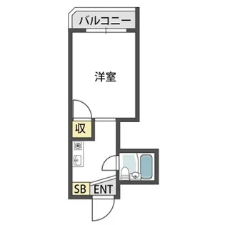 ハッピーハイム【3階】の間取り