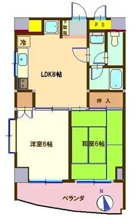 シャトレ宮前【3階】の間取り