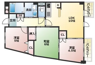 ヒルトップハウス【2階】の間取り