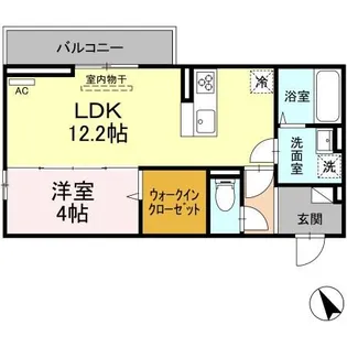 カーサ アリーナ【3階】の間取り