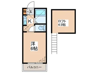 クレスト【3階】の間取り