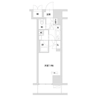 TLRレジデンス町田【4階】の間取り
