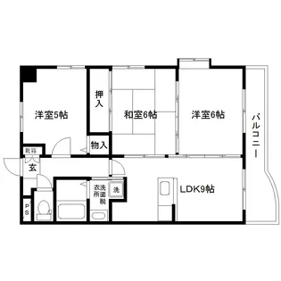 福田町レジデンス【7階】の間取り