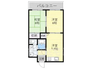 ラベンダーマンション【2階】の間取り