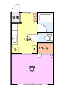 ベルトピア新潟12【2階】の間取り