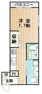 シャルマン【1階】の間取り