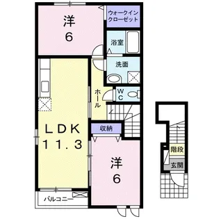 スター レジデンス【2階】の間取り
