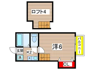 ACメゾン【2階】の間取り