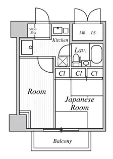 サニークレスト蒲田【3階】の間取り