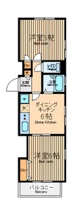 タカラハイツ【2階】の間取り