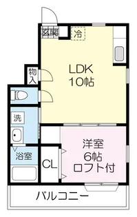 カーサフォレスタWEST【1階】の間取り