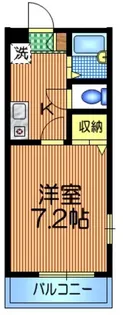 エルカーサ経堂【1階】の間取り