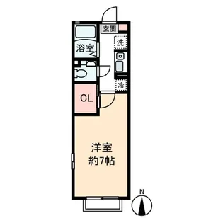 ハイムベルウッド【2階】の間取り