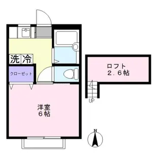 フォレストハウス【2階】の間取り