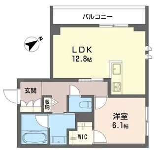 FDI Casa片瀬江ノ島I【4階】の間取り