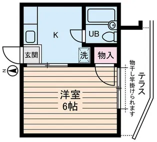 マディソン新大塚【1階】の間取り