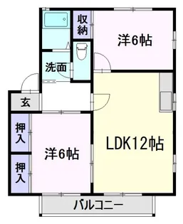 エクセル吉田 II【1階】の間取り