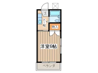 サンライフ浜竹【2階】の間取り