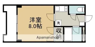 サンライズ鹿山【1階】の間取り