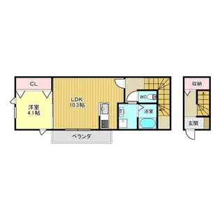 カームメゾンの間取り